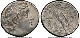 SELEUCID KINGDOM. Demetrius II Nicator, second reign (129-125 BC). AR tetradrachm (26mm, 14.15 gm, 12h). NGC Choice VF 4/5 - 2/5. Tyre, dated Seleucid...