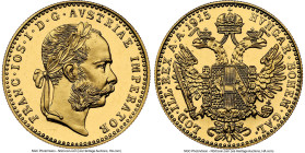 Franz Joseph I gold Restrike Ducat 1915 MS68 NGC, Vienna mint, KM2267, Fr-494. HID09801242017 © 2024 Heritage Auctions | All Rights Reserved