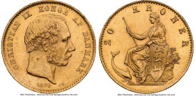 Christian IX gold 20 Kroner 1876 (h)-HC/CS MS64 NGC, Copenhagen mint, KM791.1, Fr-295. HID09801242017 © 2024 Heritage Auctions | All Rights Reserved