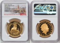 Elizabeth II gold Proof "King James I" 100 Pounds (1 oz) 2022 PR70 Ultra Cameo NGC, S-BMGA2. Mintage: 610. British Monarchs series. First Releases. Ac...