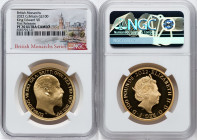 Elizabeth II gold Proof "King Edward VII" 100 Pounds (1 oz) 2022 PR70 Ultra Cameo NGC, S-BMGA4. Mintage: 610. British Monarchs series. First Releases....