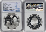 Charles III silver Proof "R2-D2 & C-3PO" 2 Pounds (1 oz) 2023 PR69 Ultra Cameo NGC, Mintage: 3,010. Star Wars series. First Releases. HID09801242017 ©...