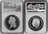 Charles III silver Proof "King George II" 5 Pounds (2 oz) 2023 PR70 Ultra Cameo NGC, Mintage: 606. British Monarchs series. First Releases. HID0980124...