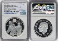 Charles III silver Proof "Luke Skywalker & Princess Leia" 5 Pounds (2 oz) 2023 PR70 Ultra Cameo NGC, Mintage: 760. Star Wars series. First Releases. H...