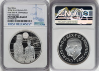 Charles III silver Proof "Han Solo & Chewbacca" 5 Pounds (2 oz) 2024 PR70 Ultra Cameo NGC, Mintage: 760. Star Wars series. First Releases. HID09801242...