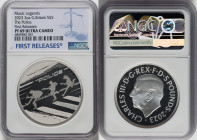 Charles III silver Proof "The Police" 5 Pounds (2 oz) 2023 PR69 Ultra Cameo NGC, Mintage: 706. Music Legends series. First Releases. HID09801242017 © ...