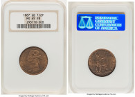 3-Piece Lot of Certified Assorted 1/2 Pennies NGC, 1) Victoria 1/2 Penny 1887 - MS65 Red and Brown, KM754 2) Edward VII 1/2 Penny 1903 - MS65 Red and ...