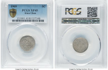 German Occupation. Wilhelm II 5 Cents 1909 XF45 PCGS, Berlin mint, KM1, Kann-873. HID09801242017 © 2024 Heritage Auctions | All Rights Reserved