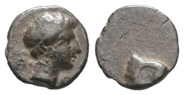 Greek Coins.Obol Bronze AE
 Weight: 0,3 gr Diameter: 7,5 mm