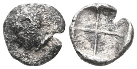 Greek Coins AR Obol.
 Weight: 0,5 gr Diameter: 9,5 mm