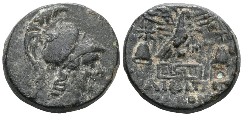 GREEK COINS, Phyrigia, Apamea (struck after 133 BC),2h. Bust of Athena facing le...