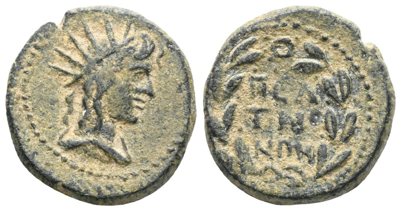 PHRYGIA. Peltae. Pseudo-autonomous. Time of the Antonines (138-192). Ae.
Obv: R...