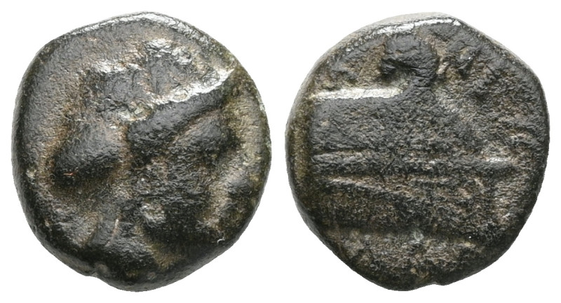 Greek Caria, Knidos, AE, (Bronze) Circa 250-210 BC. Caria, Knidos, AE, (Bronze, ...