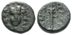 Greek Islands off Ionia. Samos 300-200 BC. Bronze Æ
 Weight: 2,1 gr Diameter: 11,1 mm