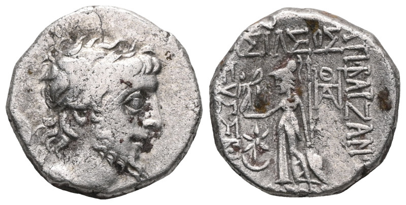 Greek Kings of Cappadocia, Ariobarzanes III Eusebes Philoromaios, AR Drachm, (Si...
