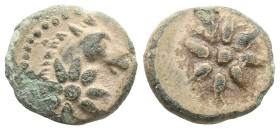 PONTOS. Uncertain. Time of Mithradates VI, circa 130-100 BC. AE
 Weight: 1,5 gr Diameter: 12,1 mm