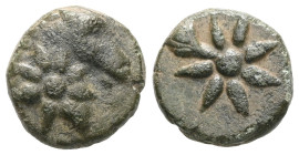 PONTOS. Uncertain. Time of Mithradates VI, circa 130-100 BC. AE
 Weight: 1,3 gr Diameter: 10,7 mm