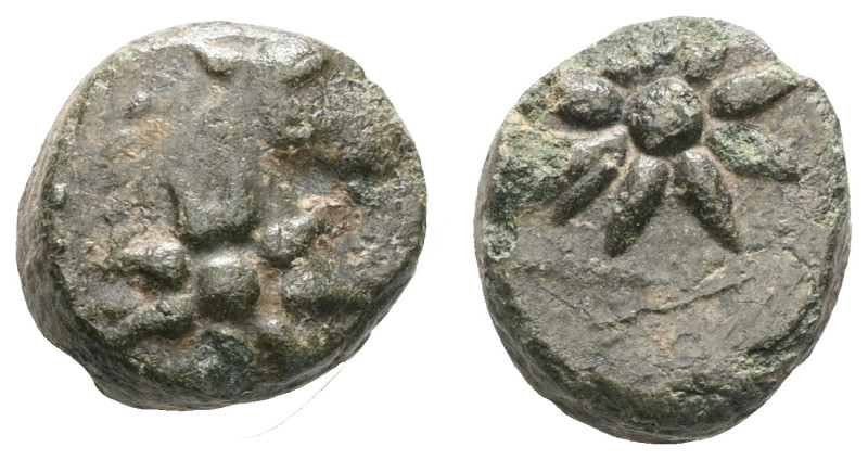 PONTOS. Uncertain. Time of Mithradates VI, circa 130-100 BC. AE
 Weight: 1,5 gr...