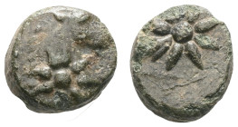 PONTOS. Uncertain. Time of Mithradates VI, circa 130-100 BC. AE
 Weight: 1,5 gr Diameter: 10,3 mm