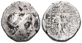 Greek Kings of Cappadocia, Ariobarzanes III Eusebes Philoromaios, AR Drachm, (Silver), 52-42 BC. Kings of Cappadocia, Ariobarzanes III Eusebes Philoro...