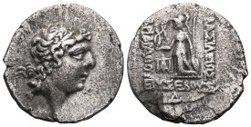 Greek KINGS OF CAPPADOCIA. Ariarathes IX Eusebes Philopator, circa 100-85 BC. Drachm (Silver), mint A (Eusebeia-Mazaka), year 4 = 97-96BC. Diademed he...