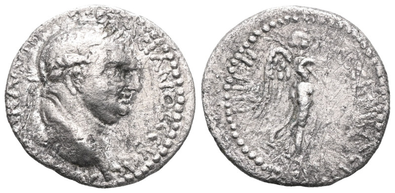 Roman Provincial CAPPADOCIA (Silver) Caesarea, Vespasian (69-79) AR Drachm, year...