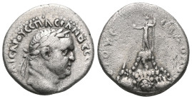 Roman Provincial CAPPADOCIA. Caesarea. Vespasian, with Titus as Caesar (69-79). Drachm.
 Weight: 3,4 gr Diameter: 17 mm