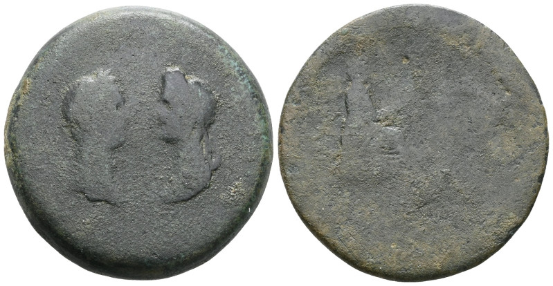 CILICIA, Mopsus. Domitian, with Domitia. 81-96 AD. Æ 30mm . Dated CY 161 (93/4 A...