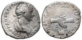 Roman Provincial Cappadocia, Caesarea, AR didrachm (Silver,) Trajan (98-117AD), Issue: Trib. Pot. Cos II (AD 98/9) Obv: ΑΥΤ ΚΑΙϹ ΝΕΡ ΤΡΑΙΑΝΟϹ ϹΕΒ ΓΕΡΜ...