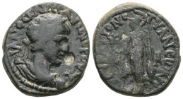 Roman Provincial (Bronze, ) CAPPADOCIA. Tyana. Hadrian, 117-138. struck during the regnal year 20 = 135/6. ΑΥΤΟ ΚΑΙC ΤΡΑΙ ΑΔΡΙΑ-ΝΟC CЄΒΑϹΤΟC Laureate ...