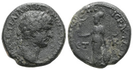 Roman Provincial (Bronze, ) CAPPADOCIA. Tyana. Hadrian, 117-138. struck during the regnal year 20 = 135/6. ΑΥΤΟ ΚΑΙC ΤΡΑΙ ΑΔΡΙΑ-ΝΟC CЄΒΑϹΤΟC Laureate ...