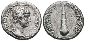 Roman Provincial CAPPADOCIA. Caesaraea-Eusebia. Hadrian, 117-138. Didrachm (Silver), COS III = 128-138. ΑΔΡΙΑΝΟC CЄΒΑCΤΟC Laureate head of Hadrian to ...