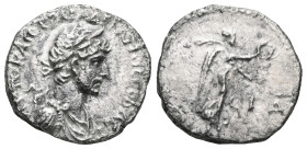 CAPPADOCIA, Caesarea. Hadrian CAPPADOCIA, Caesarea. Hadrian. 117-138 AD. AR Hemidrachm . Year 4 (120/121 AD). Laureate, draped and cuirassed bust righ...
