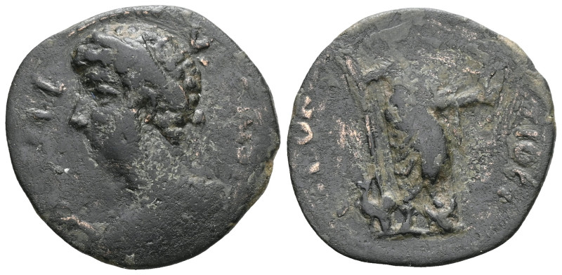 Roman Provincial Coins Lucius Verus AD 161- 169 Bronze AE
 Weight: 3,9 gr Diame...