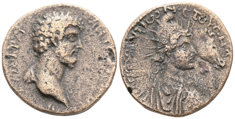 Roman Provincial Pontos. Trapezus. Lucius Verus AD 161-169. Bronze Æ ΑVΤΟΚΡΑΤⲰΡ ...