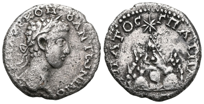 CAPPADOCIA, Caesaraea-Eusebia. Commodus, 177-192. Didrachm (Silver), 181-182. AV...