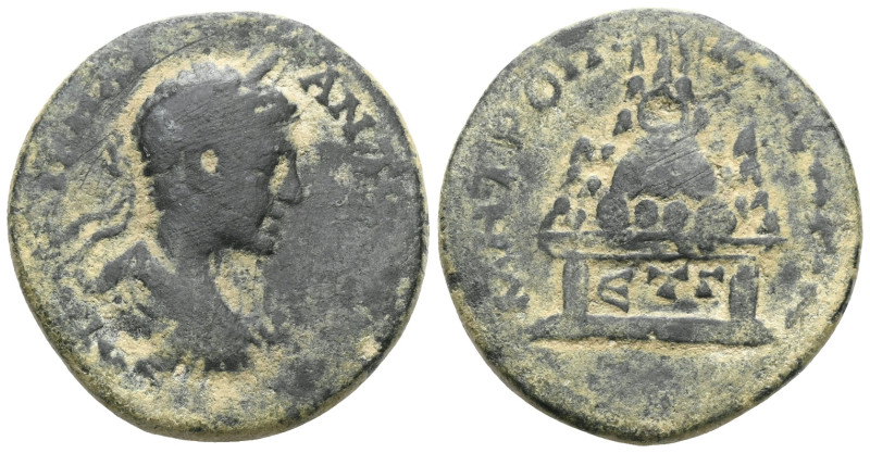 Cappadocia, Caesarea, AE (bronze) Severus Alexander.
 Weight: 10 gr Diameter: 2...