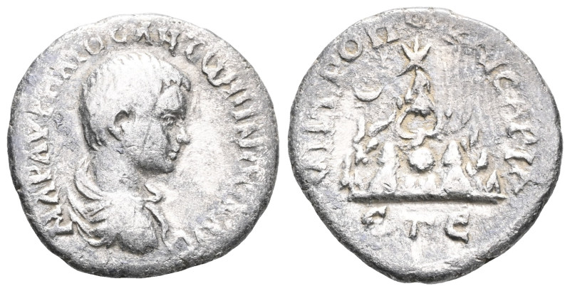 Caracalla AR Drachm of Caesarea, Cappadocia. Year 5 of Septimius Severus (= 197)...