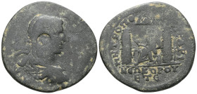 Roman Provincial Coins CAPPADOCIA. Caesarea. Elagabal (218-222). Ae. Dated RY 5 (221/2). Obv: ΑΥ Κ Μ ΑΥΡΗΛΙΟC ΑΝΤΩΝΙΝΟC CЄΒ. Laureate, draped and cuir...