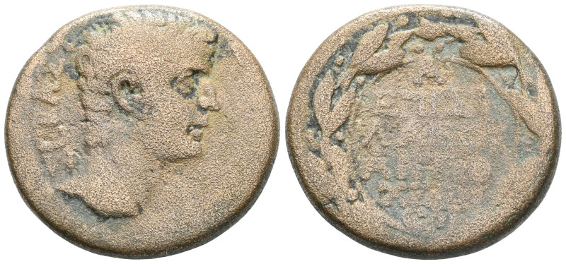 Roman Provincial Seleucis and Pieria. Antioch. Tiberius AD 14-37. Q. Caecilius M...
