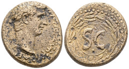 ANCIENT COINS , ROMAN COINS, Augustus (27 BC - AD 14), Æ Mint of Antioch in Syria, c.AD 4/5. IMP AVGVST TR POT , laureate head of Augustus facing righ...