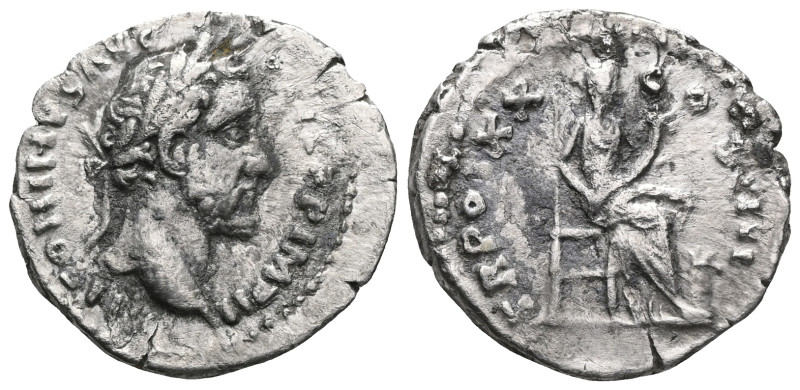 Antoninus Pius AR Denarius, Annona reverse Antoninus Pius (138-161 AD). AR Denar...