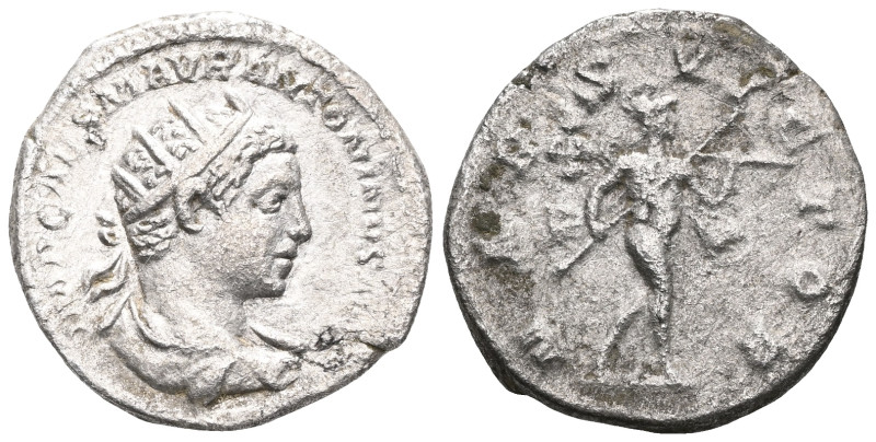 Elagabalus. A.D. 218-222 AR Denarius
 Weight: 4,8 gr Diameter: 21,4 mm