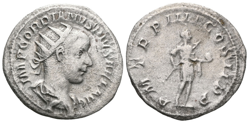 Gordian III AR Antoninianus. Rome, AD 241-245
 Weight: 3,6 gr Diameter: 22,7 mm