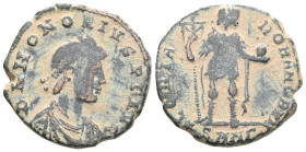 Roman Imperial Honorius (393-423) AE Follis
 Weight: 4,2 gr Diameter: 21,6 mm