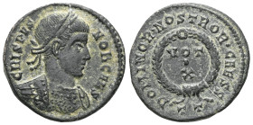 Crispus. Caesar, AD 316-326. Æ Follis
 Weight: 3,1 gr Diameter: 19,3 mm