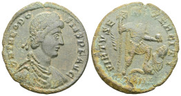 Theodosius II. 402-450 AD, Ae
 Weight: 3,9 gr Diameter: 24 mm