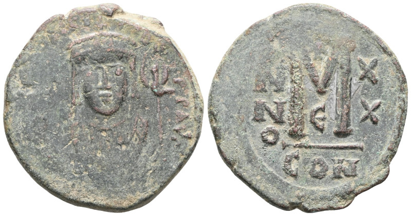 Byzantine Follis AE
 Weight: 12,7 gr Diameter: 28,6 mm