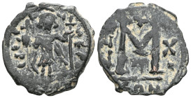 Byzantine Follis AE
 Weight: 2,8 gr Diameter: 21 mm