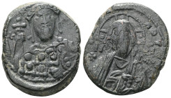 Byzantine anonymous follis AE.
 Weight: 11,2 gr Diameter: 27,1 mm
